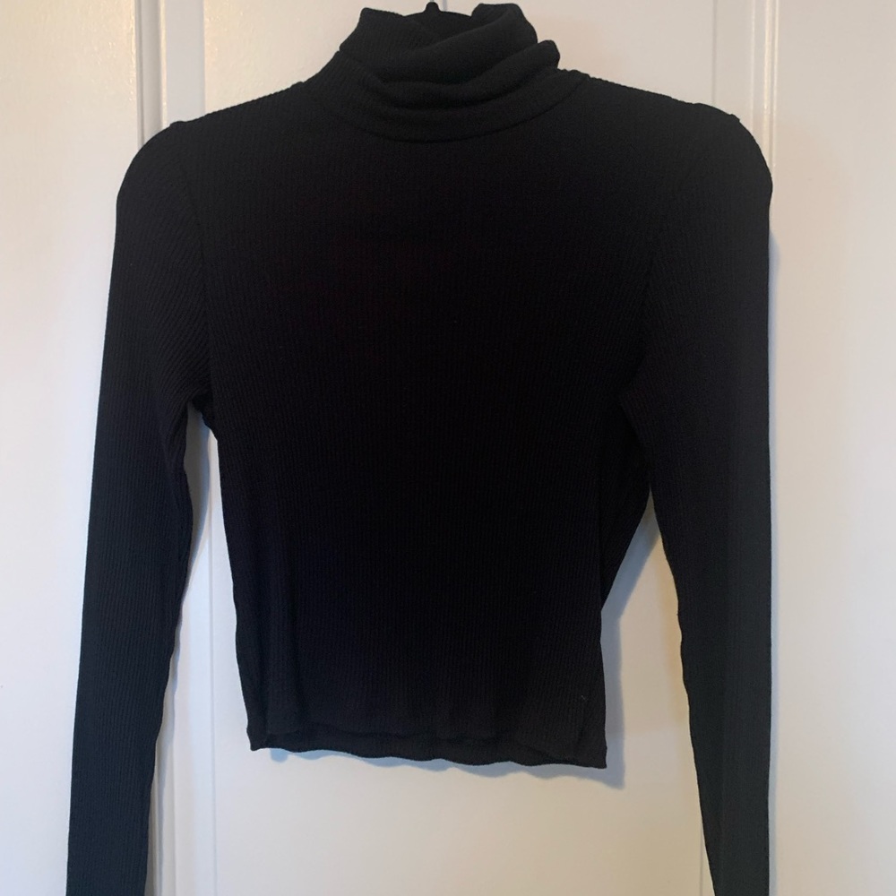 Topshop cropped turtleneck